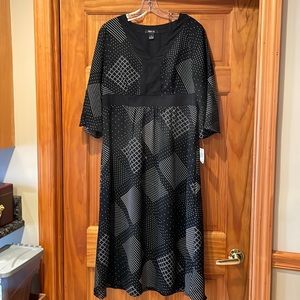NWT Black and White Dress